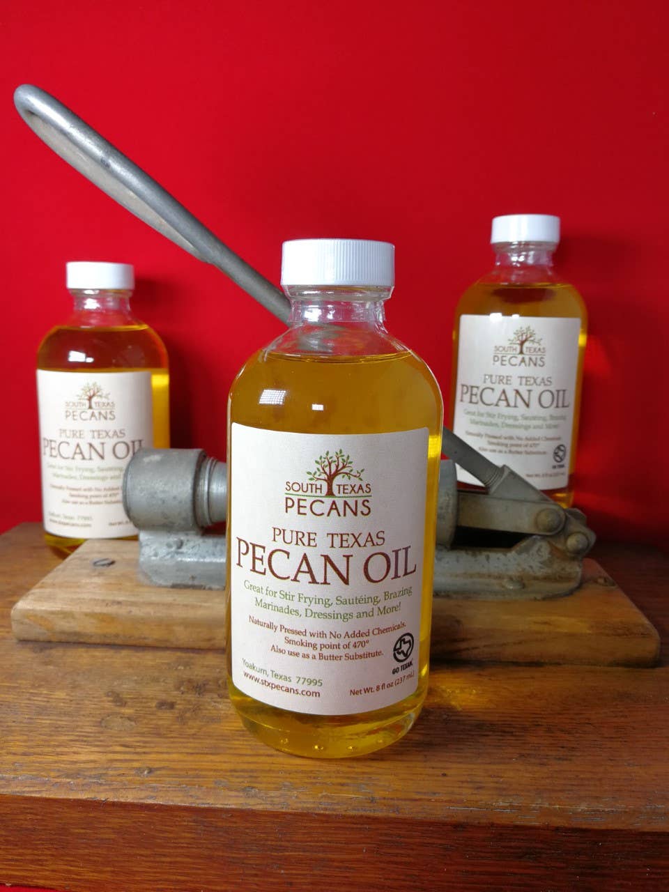 South Texas Pecans - Vente Huile de cuisson - Pacanes texanes pures1