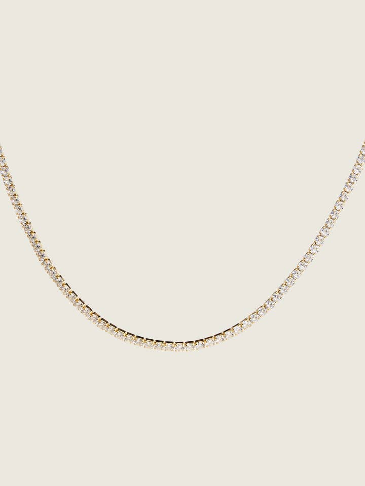 Collar de Tenis 3 | Plata 925 para venta al por mayor de DEMARCA