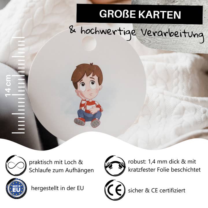 HANNIline - Wholesale Learning Cards - Kids & Baby - Emotional Cards 1 (2-7 years) | How are you today? 4