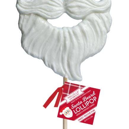 Melville Candy Company - Wholesale Lollipop - Giant Santa Beard Mask Lollipops