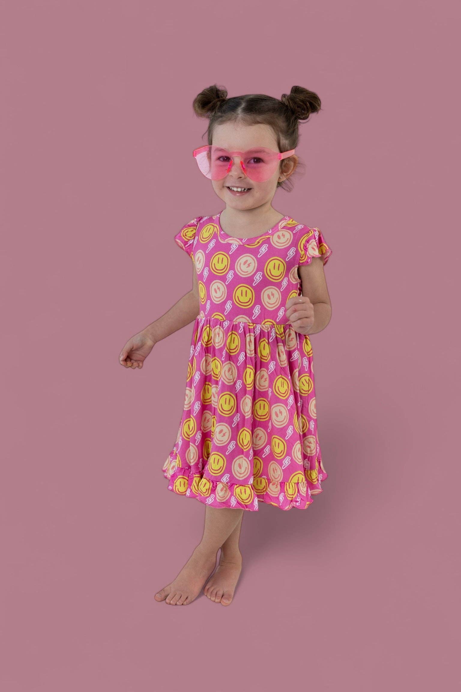 Dream Big Little Co. - Wholesale Dress - Kids - RADIANT SMILES DREAM RUFFLE DRESS4