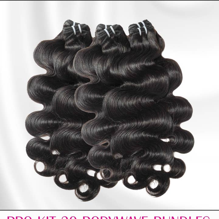 Pro Kit – 30 Virgin Body Wave Hair Bundles for Stylists (Wholesale) for wholesale by Intriguing Hair