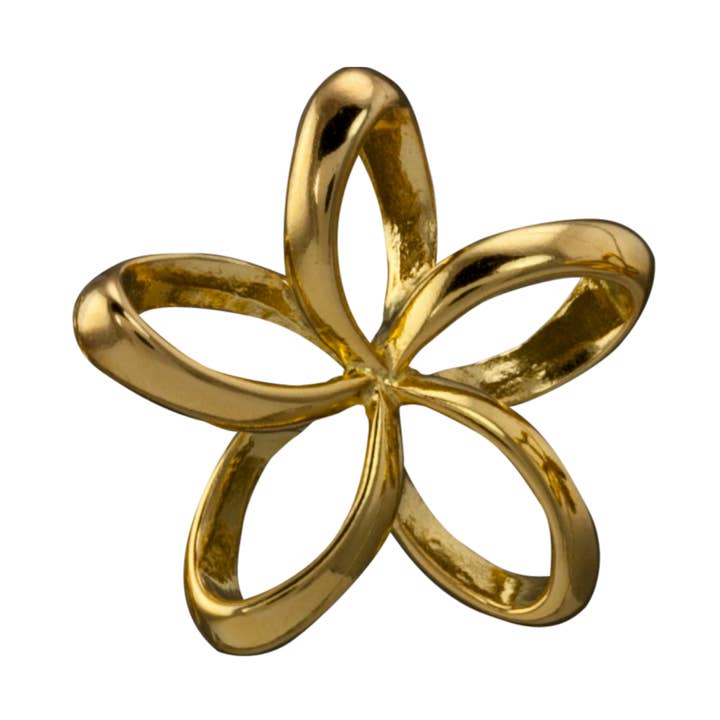 Encanto de Flujo de Plumeria (Mediano) para venta al por mayor de Silver Gallery