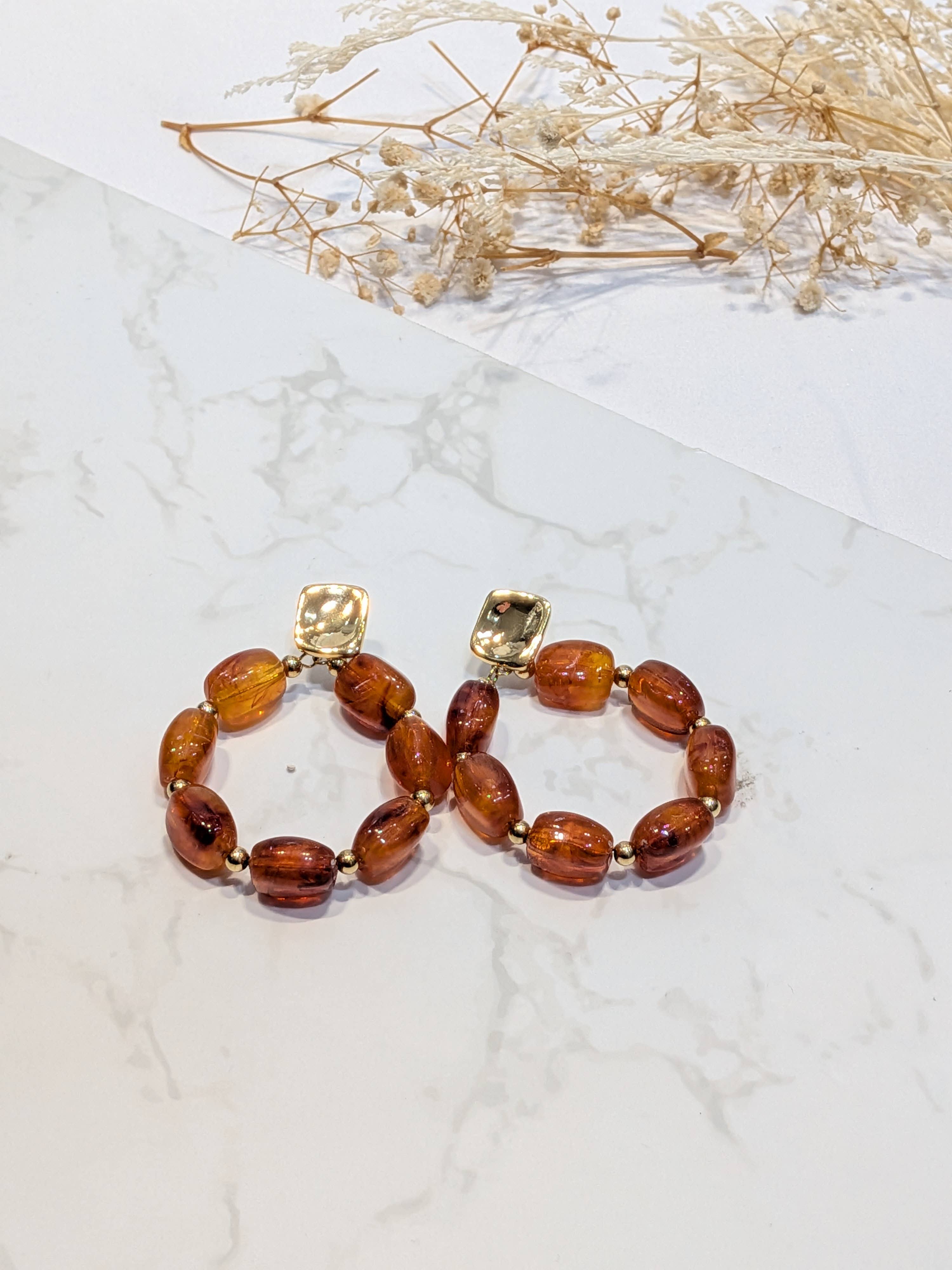 LOLO & YAYA – Brincos de argola por atacado – Brinco Lambally em aço inoxidável1