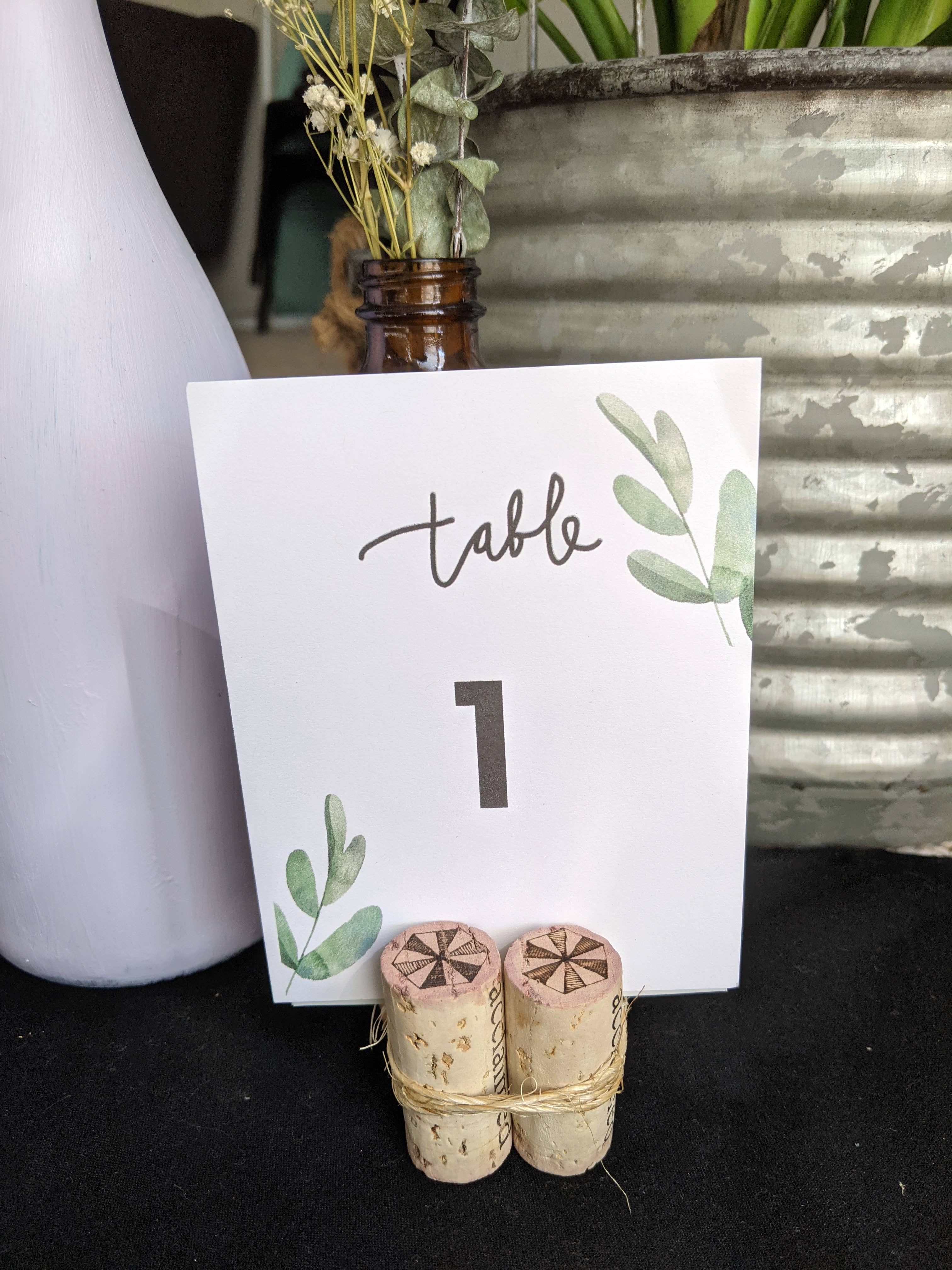 A Tangible Thought - Wholesale Place Card / Place Holder - Wine Cork Photo / Place Card Holder2