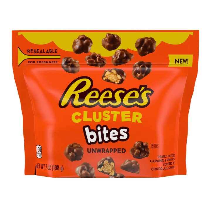 I Got Your Candy – wholesale Chocolate-covered sweets – Reese's Cluster Bites 7oz - 8ct