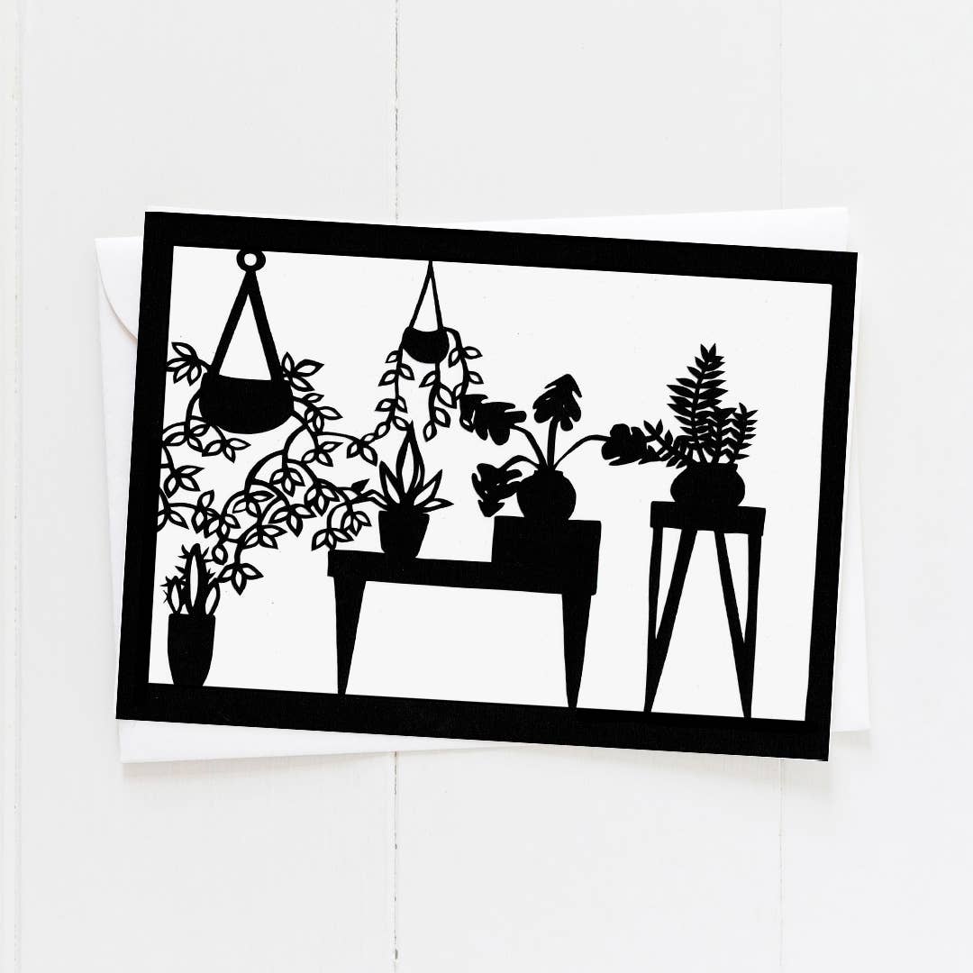 Squirrel Tacos Papercuts - Vendita all'ingrosso Biglietti di auguri generici - Biglietto di auguri - Mom's Plant Room3