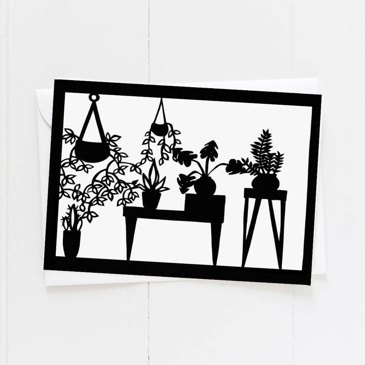 Squirrel Tacos Papercuts - Vendita all'ingrosso Biglietti di auguri generici - Biglietto di auguri - Mom's Plant Room3