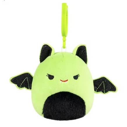 Squishmallow Halloween Clip Plush Toy - Leap the Bat 3.5" for wholesale by Authentic Street Signs
