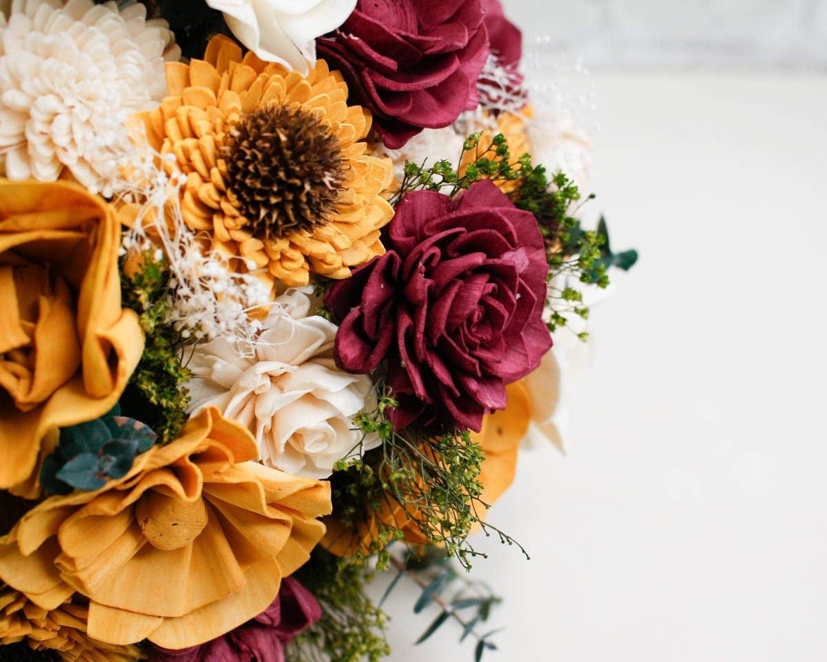 Sola Wood Flowers - Wholesale Dried/Pressed Flowers - Baby's Breath (White)8