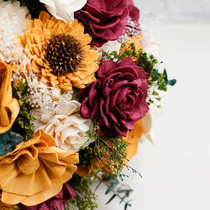 Sola Wood Flowers - Wholesale Dried/Pressed Flowers - Baby's Breath (White)8