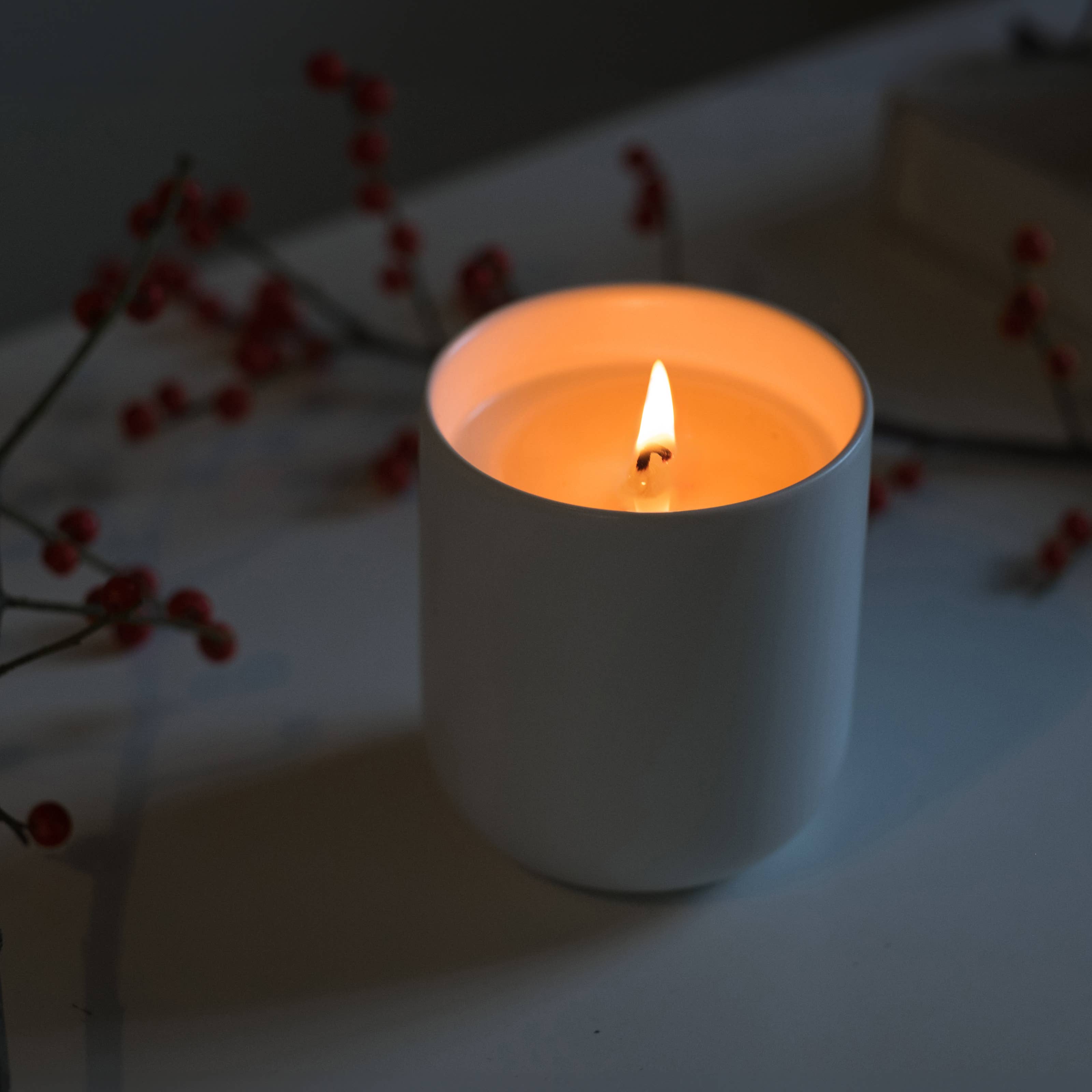 Penrose Candles – Engroshandel Glaslys – Norwegian Woods keramisk sojalys 10,5 OZ (bomuldsvæge)4