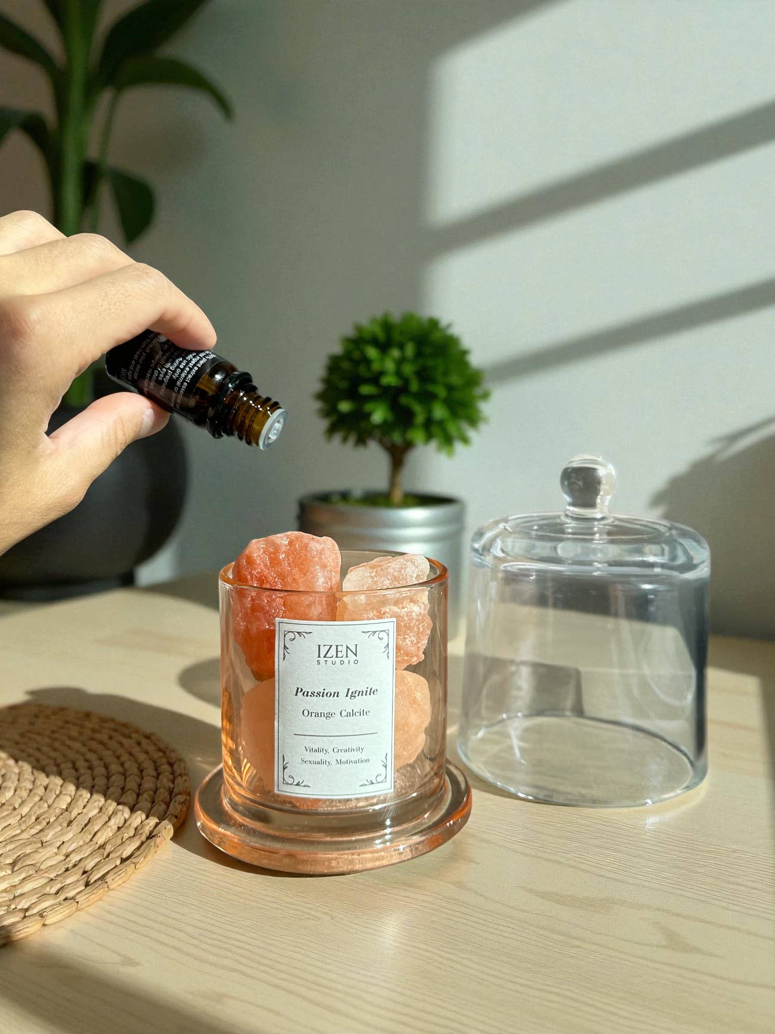 Orange Passion Ignite Crystal Essential Oil Diffuser  for wholesale on Faire3