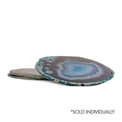 ENVIRONMENT - Vente Sous-verre - Sous-verre en agate bleue0