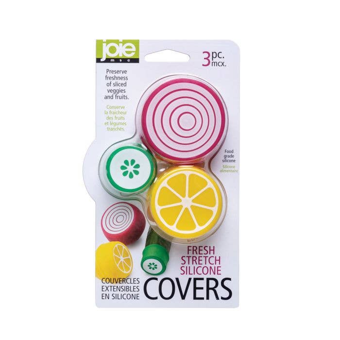 HIC - Harold Import Co. - Wholesale Kitchen Tool/Gadget - Joie Fresh Stretch Silicone Covers, Set of 32