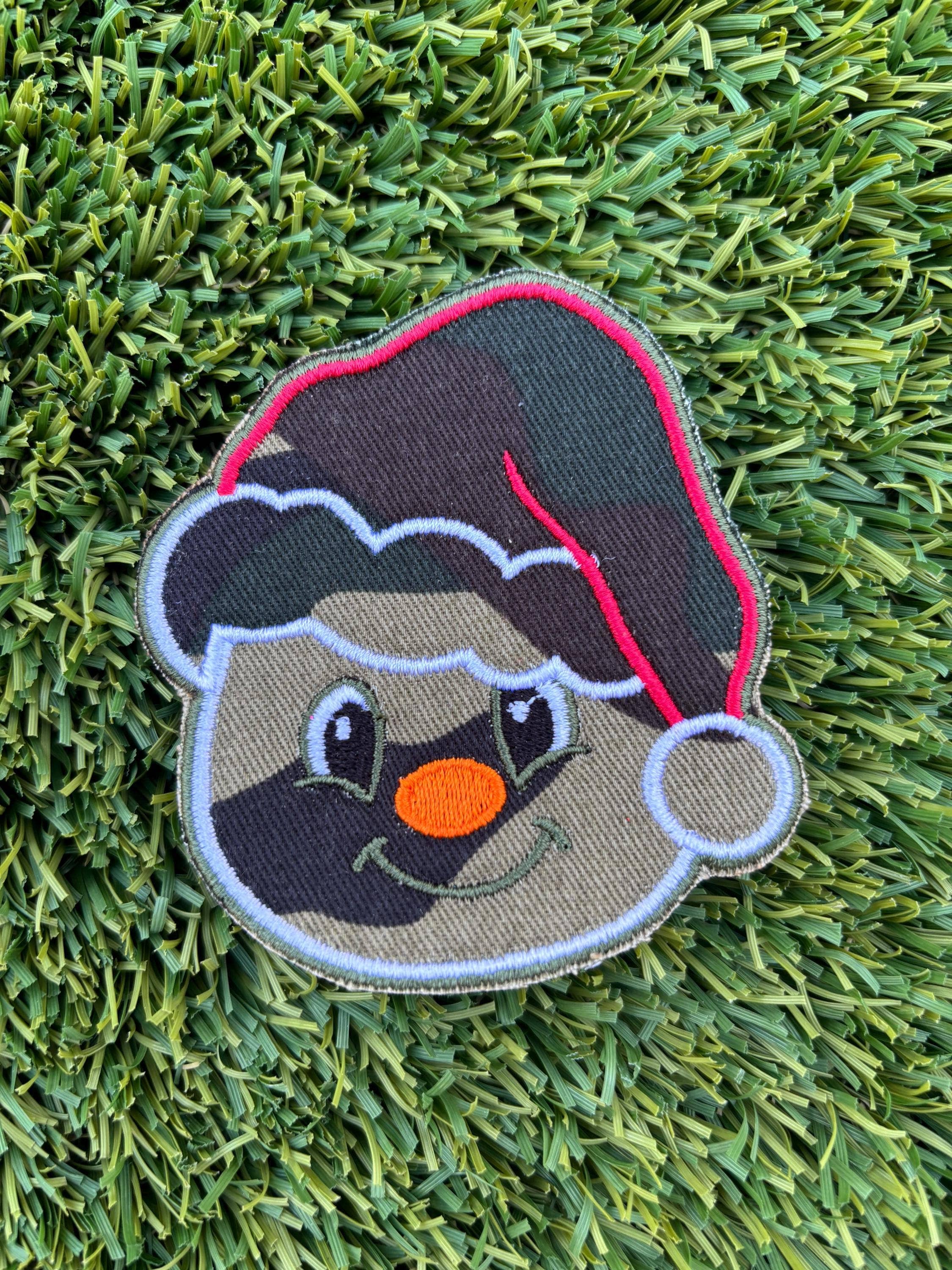Eric Hill Designs, LLC - Wholesale Patch - Camo Frosty Snowman Christmas Patch0