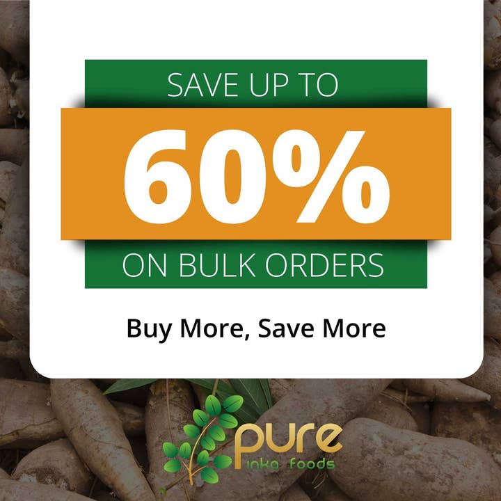 Pure Inka Foods – wholesale Mjöl – Cassava bakmjöl - Gratis Frakt-5KG Min Beställning