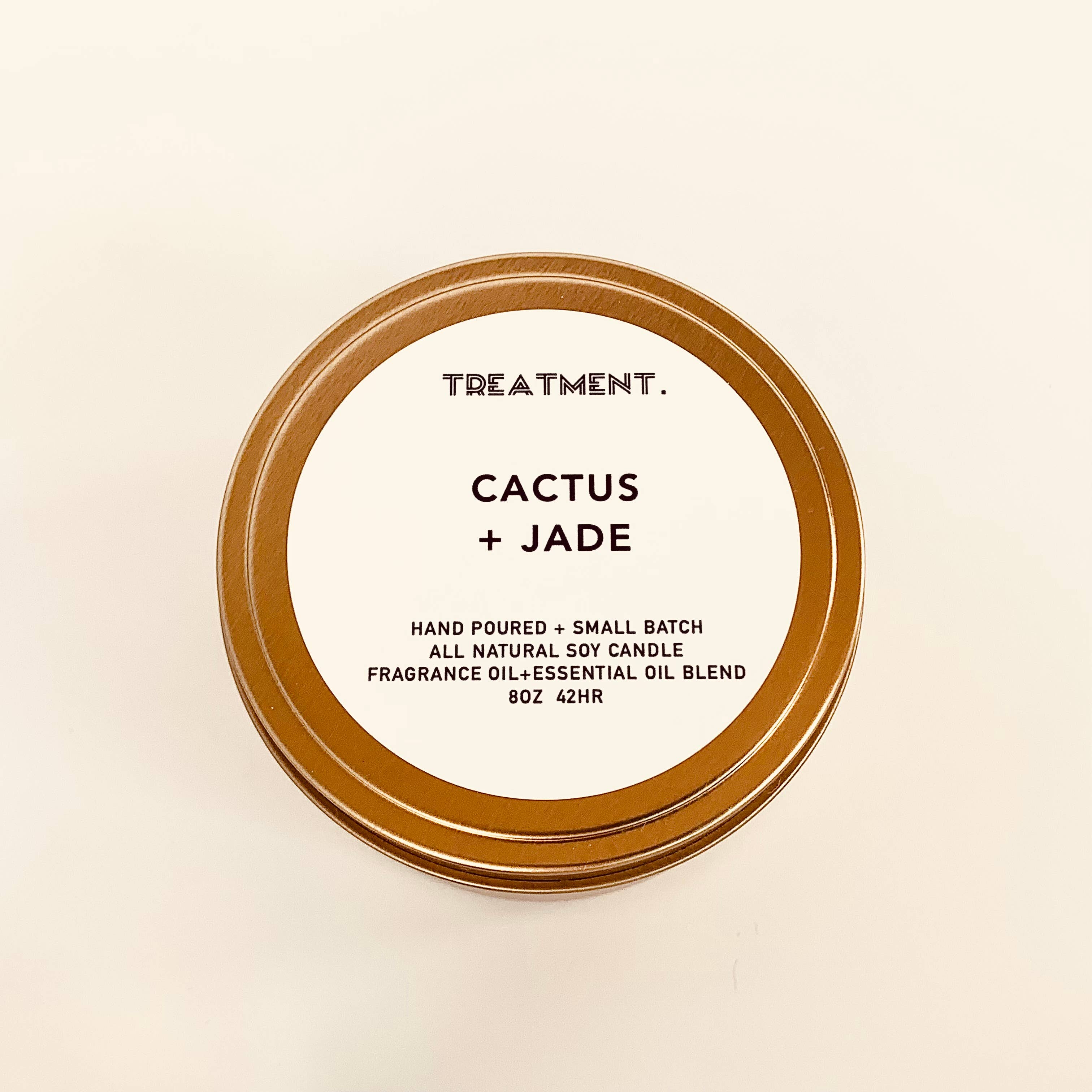 Treatment. Candle Co - Wholesale Jar/Filled Candle - Cactus + Jade Soy Candle1
