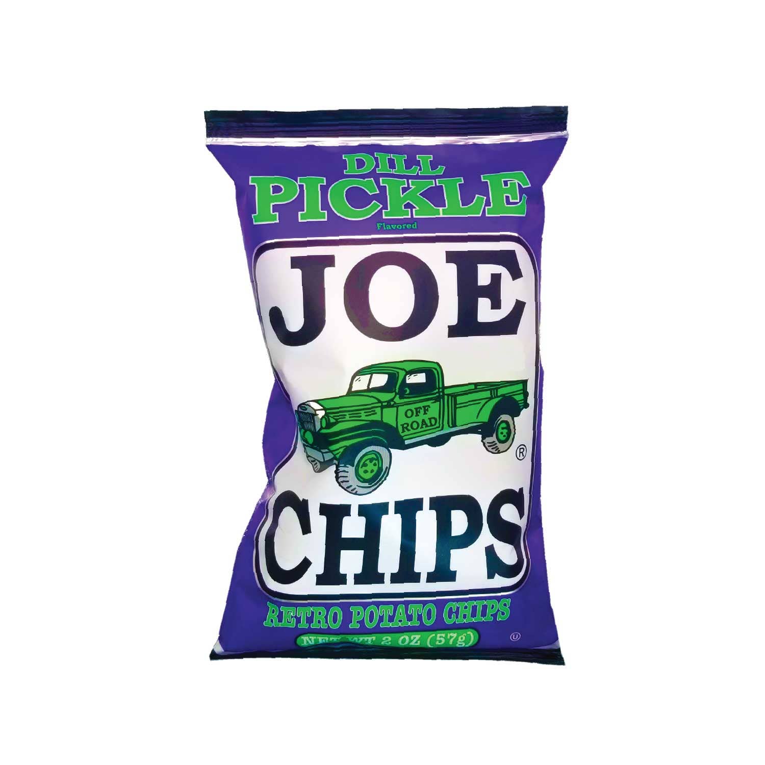 Joe Tea & Joe Chips - Wholesale Chips - Dill Pickle - Kettle Chips (2 oz. Bags)1