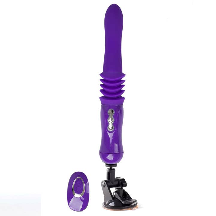 Maia Toys - Wholesale Sex Toy - Monroe Rechargable Silicone Thrusting Love Machine - Purple2