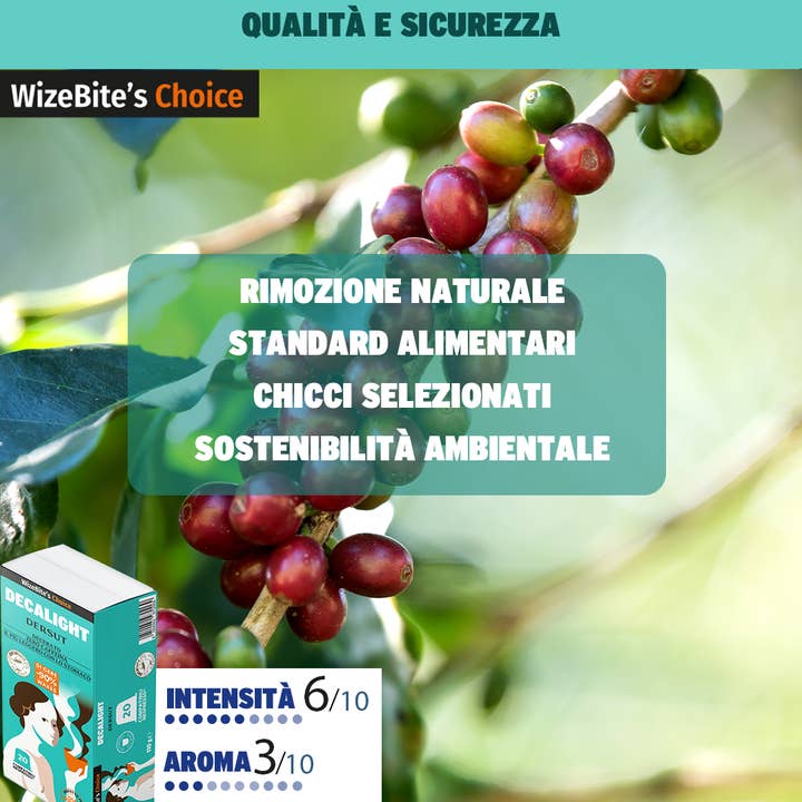BENVOLIO.BIO by Wizebite S.r.l. SB - Wholesale Coffee Beans - DERSUT DecaLight 20 Nespresso® Compatible Dewaxed Capsules6