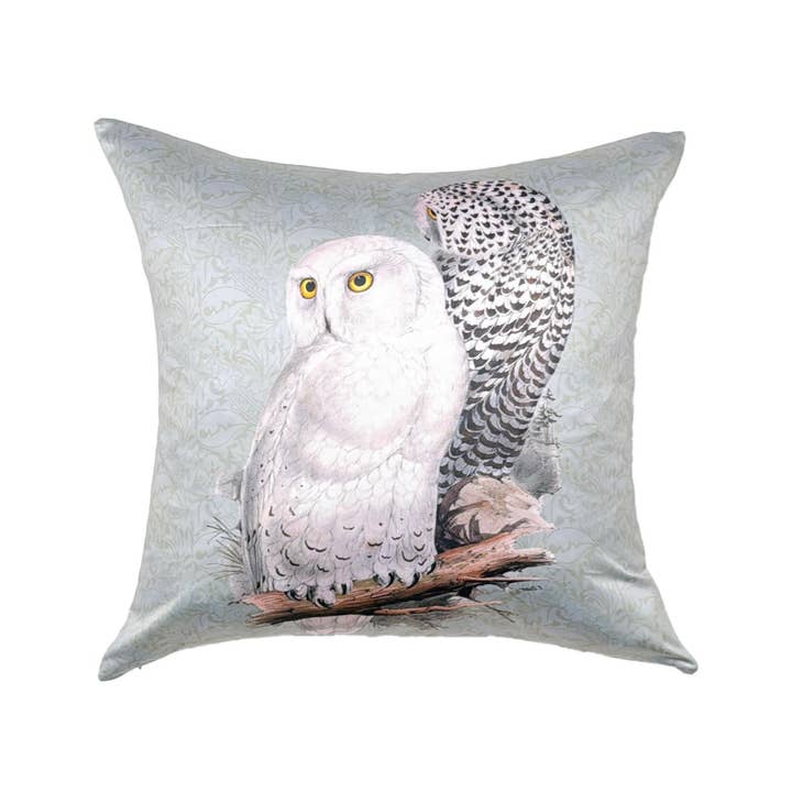 Poetic Pillow - Vendita all'ingrosso Cuscini decorativi - Coppia di cuscini a forma di gufo bianco, realizzati su ordinazione