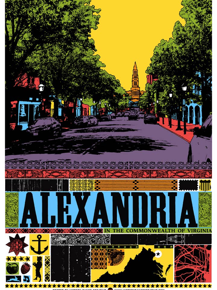 Serigrafía de Alexandria Virginia para venta al por mayor de Victory Dance Creative