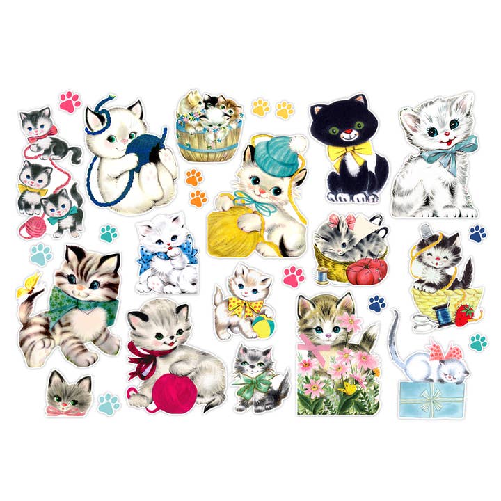 Pretty Little Studio - Wholesale Cutouts - Cat Whisker Vintage DieCut Ephemera 1