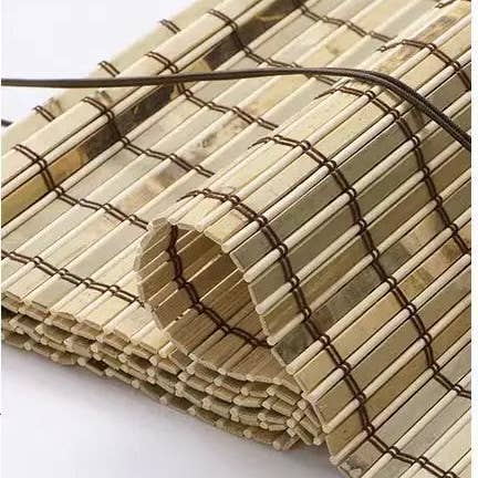 everythingbamboo - Wholesale Curtain - Custom Made Tortoiseshell Bamboo Blind Bamboo Curtain Bamboo Screen Rolling Blinds Panel Privacy Customization Size15