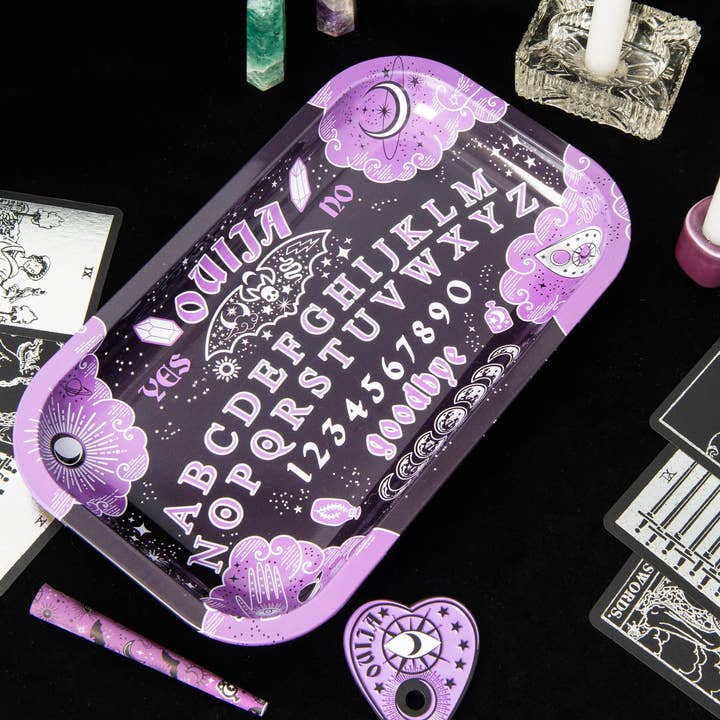 Canna Style - Wholesale Decorative Tray - OUIJA BOARD ROLLING TRAY