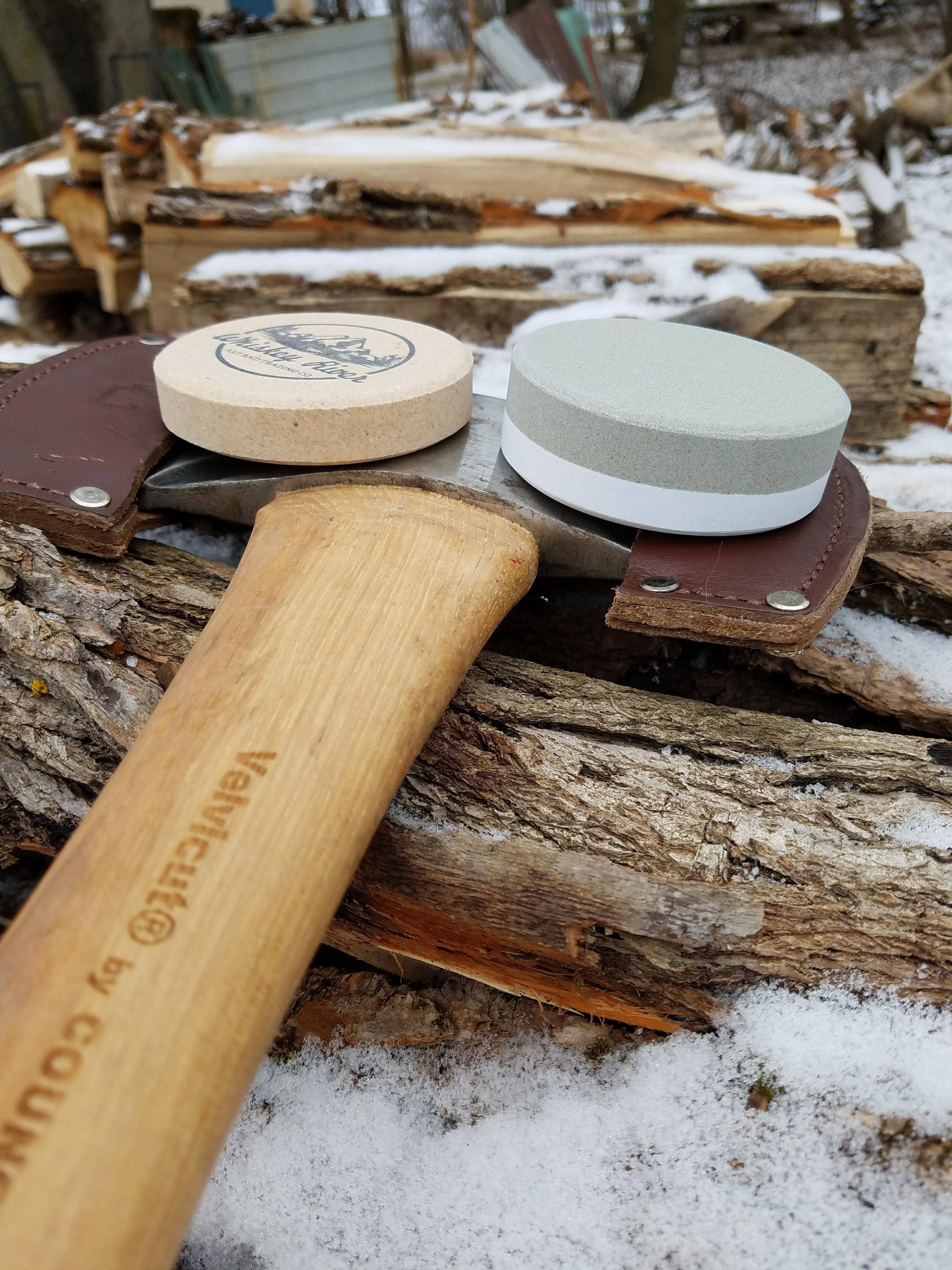Whiskey River Art & Trading Co. – wholesale Knife sharpener – Whiskey River American Pioneer Sharpening Puck3