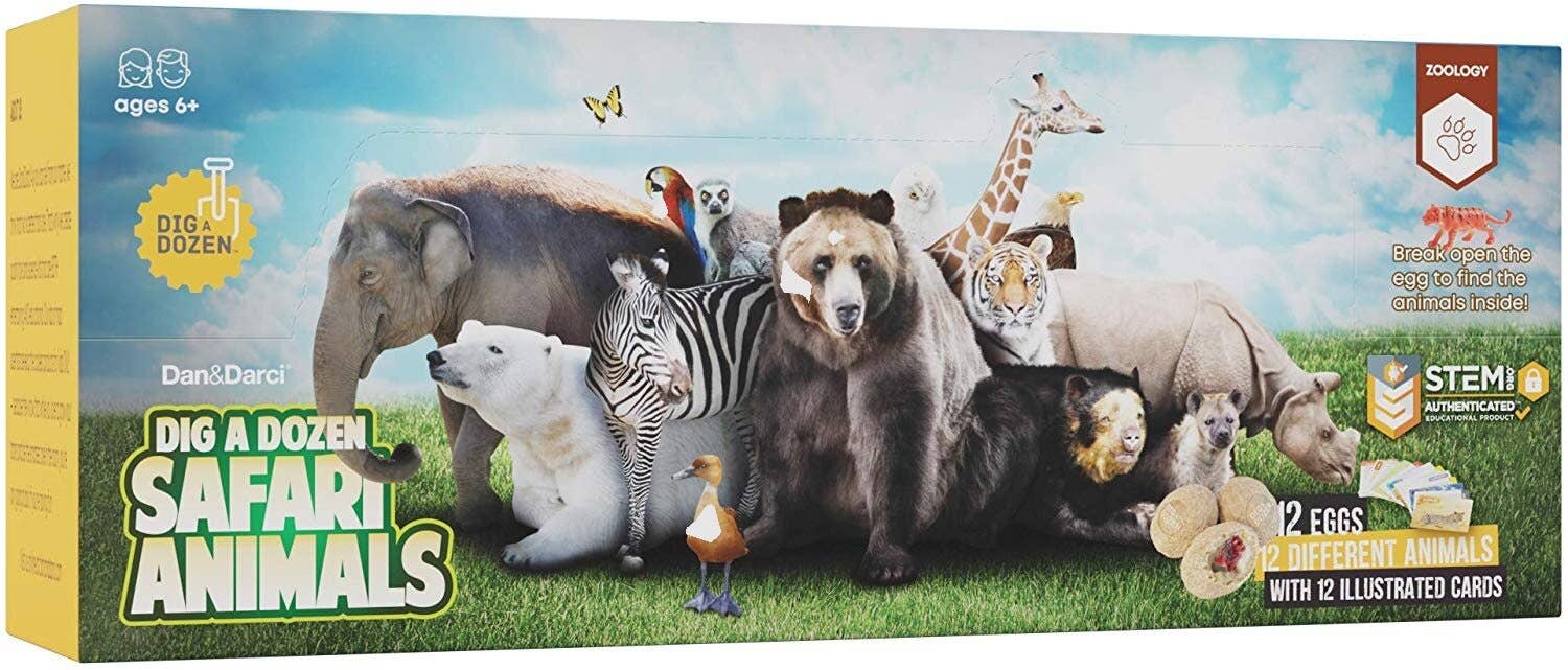 Dan&Darci - Wholesale Toy Set - Kids - Dig a Dozen Safari Animals Kit4