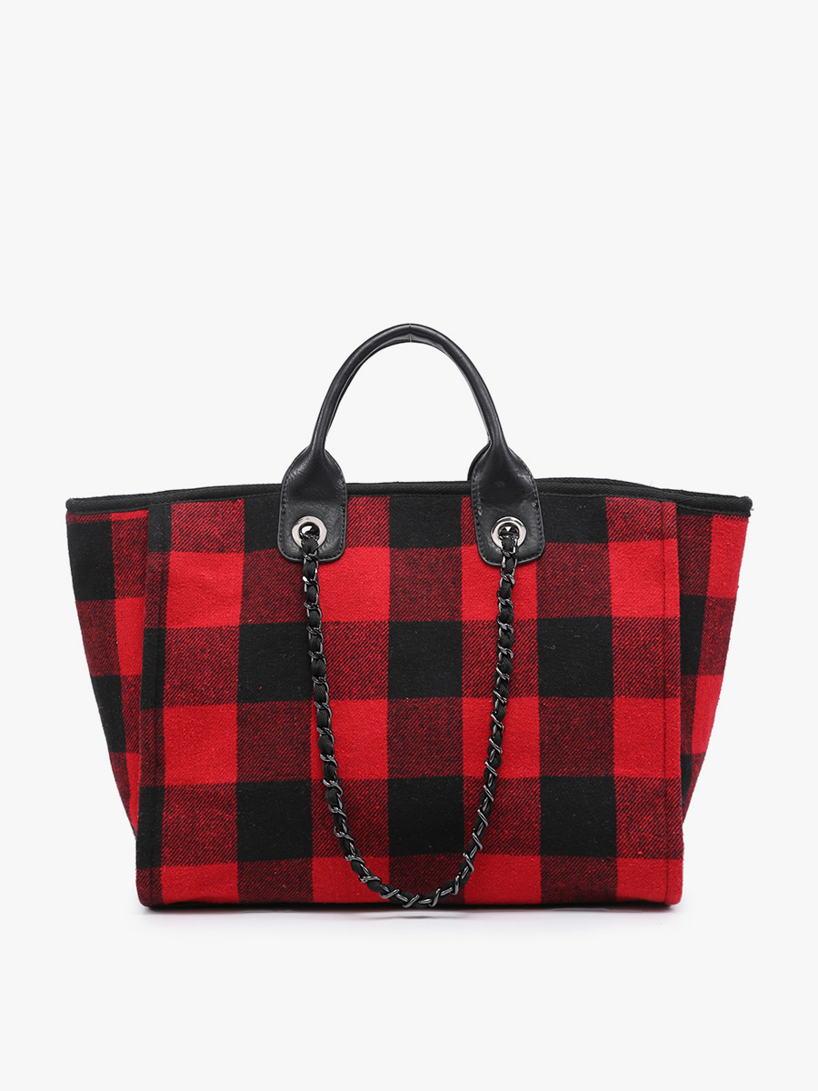 Jen & Co. - Wholesale Satchel - Women's - M2044 Kristina Women's Satchel with Chain Strap2