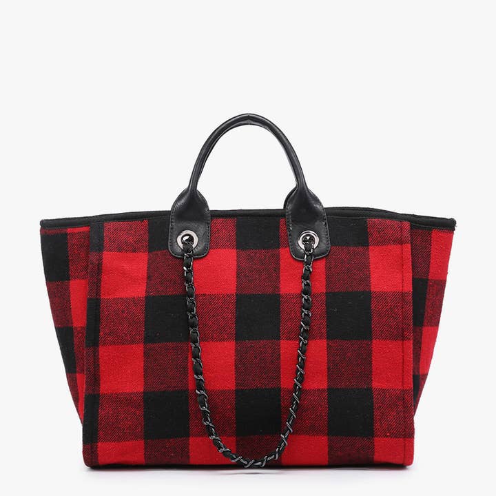 Jen & Co. - Wholesale Satchel - Women's - M2044 Kristina Women's Satchel with Chain Strap2