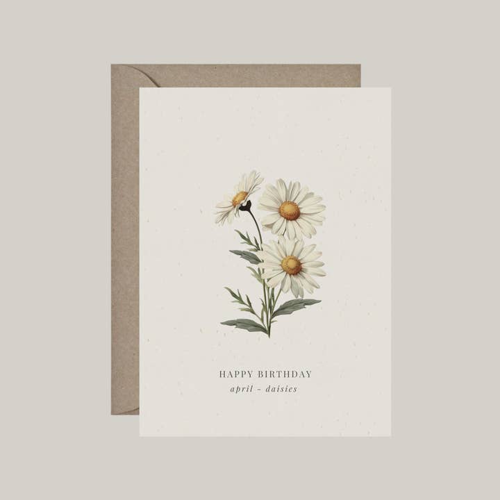 De Papierboetiek - Wholesale Birthday Card - Birth flowers | 12 birthday cards with envelope6