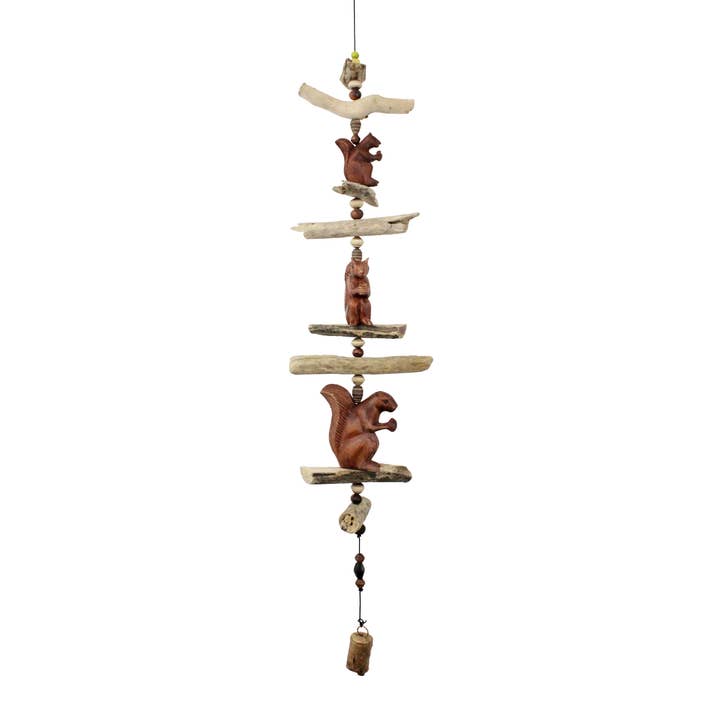 Cohasset Gifts - Wholesale Wind Chime - Triple Squirrel Cohasset Bell