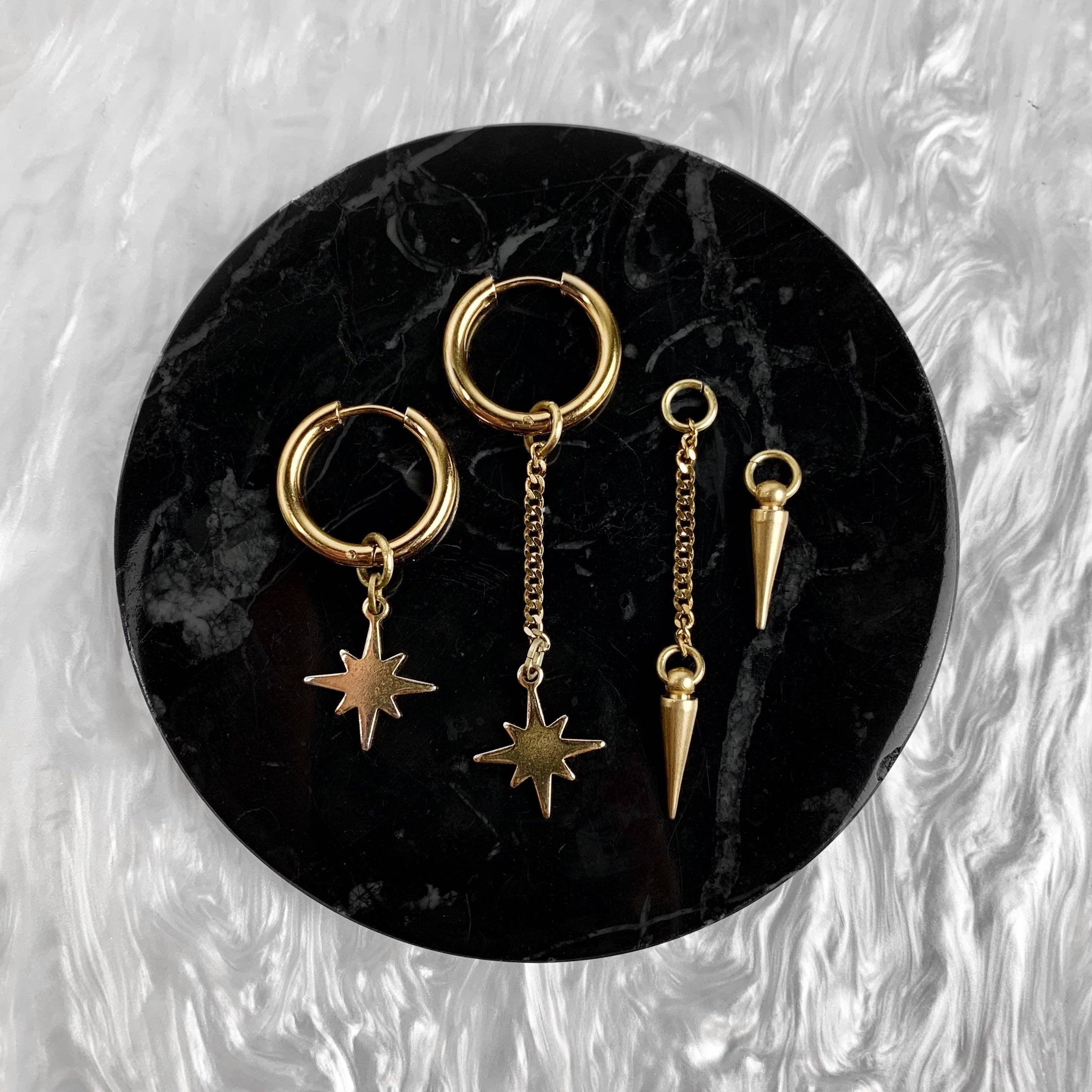 While Odin Sleeps - Wholesale Hangende/ronde oorbellen - Bouw je eigen hoepels (verguld)8