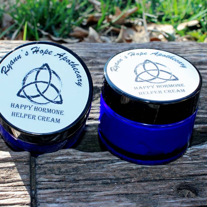 Happy Hormone Helper Cream-2 oz. for wholesale by Ryann's Hope Apothecary LLC