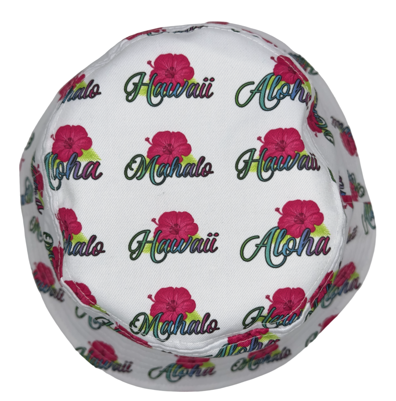 Aloha Designs - Wholesale Bucket Hat - Women's - Hawaiian Hibiscus Bucket Hat with Colorful Aloha, Mahalo7