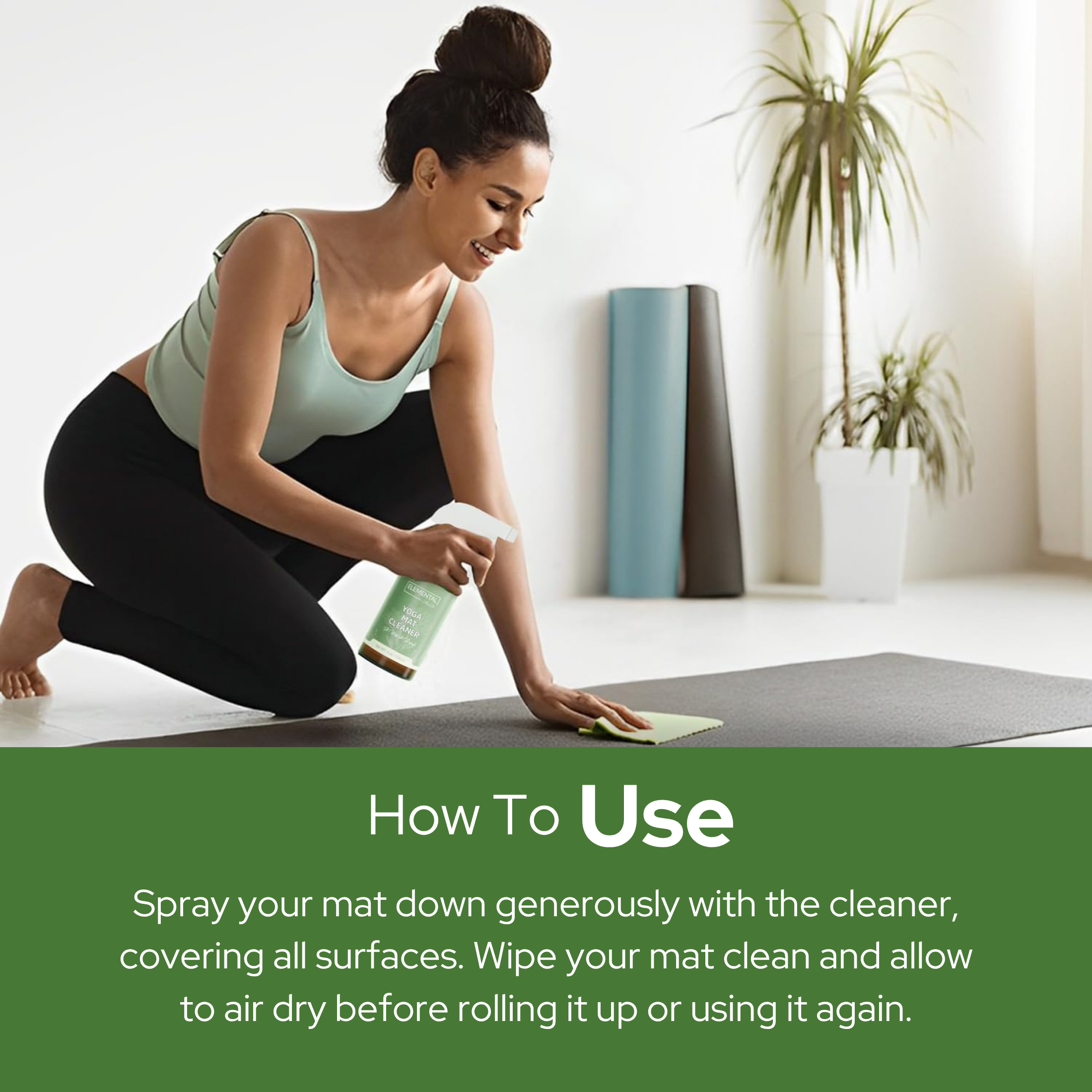 Elemental Wellness | Soap & Toxin-Free Living - Wholesale Yoga Mat Cleaner - Natural Yoga Mat Cleaner | Eco-Friendly | Grounding Aroma5