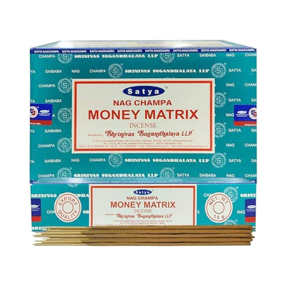 Earths Elements Wholesale - Wholesale Incense - Satya - Money Matrix