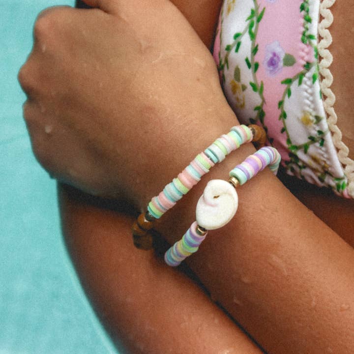 Havana Heishi Bracelet for wholesale by Essenshell