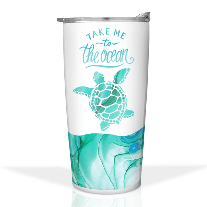 Copo Fluidity Coastal Inox 20oz Rateightwall por atacado de Fluidity Drinkware