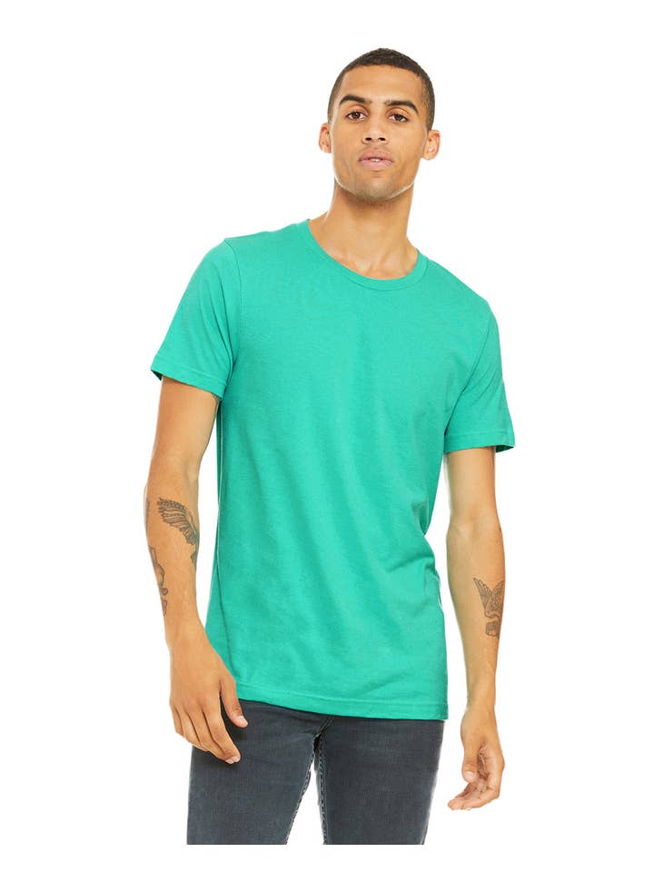 Total Apparel - Wholesale T-Shirt - Men's - Bella + Canvas Unisex Heather Blank CVC T-Shirt | 3001CVC26