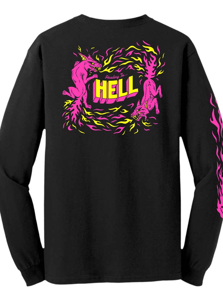 Day Off Ltd. - Wholesale Graphic Sweatshirt - Unisex - Hell Long Sleeve