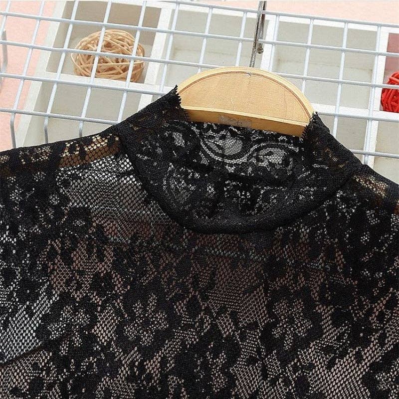 safistyle - Wholesale Blouse - Women's - Lace Long-Sleeve Top [NON-RETURNABLE]3