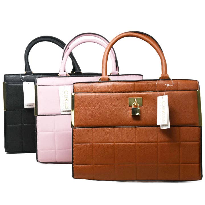 GreatBuy.com - Wholesale Satchel - Women's - CEE KLEIN SATCHEL HANDBAG W/TOP ZIPPER 3-ASST BLK-COGNAC-...0