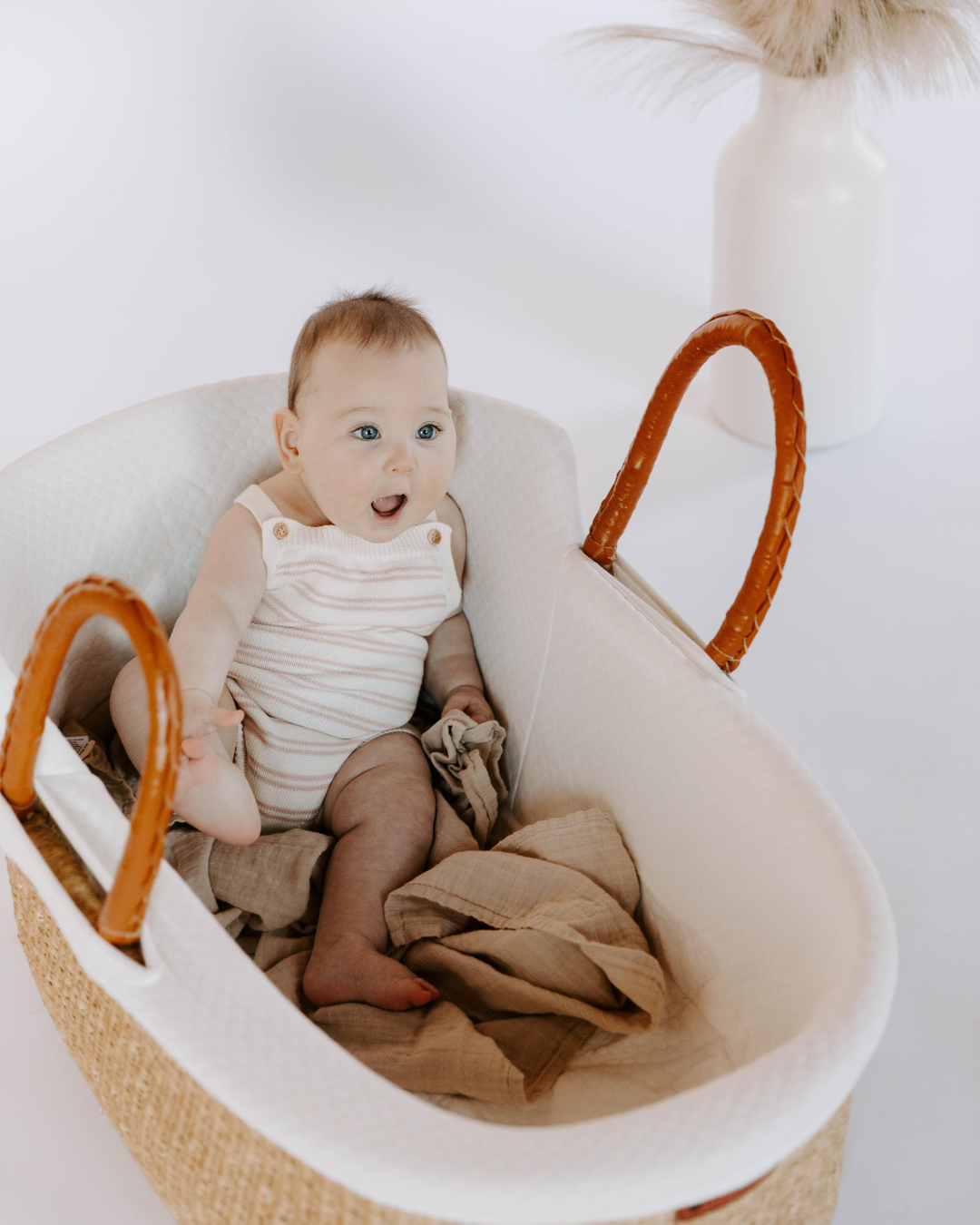 Dear Hayden – wholesale Overall - Baby – Bubbelromper i randig ekologisk bomullstrikå2