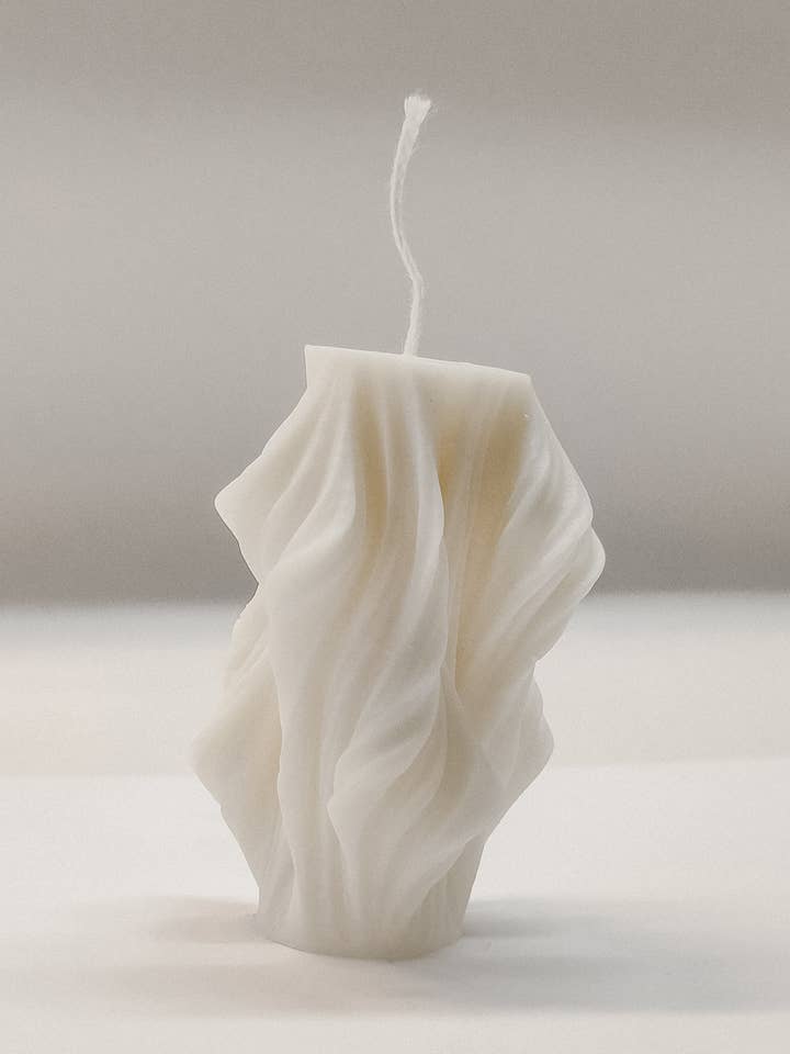 Waves candle for wholesale by Brickstar Belgium