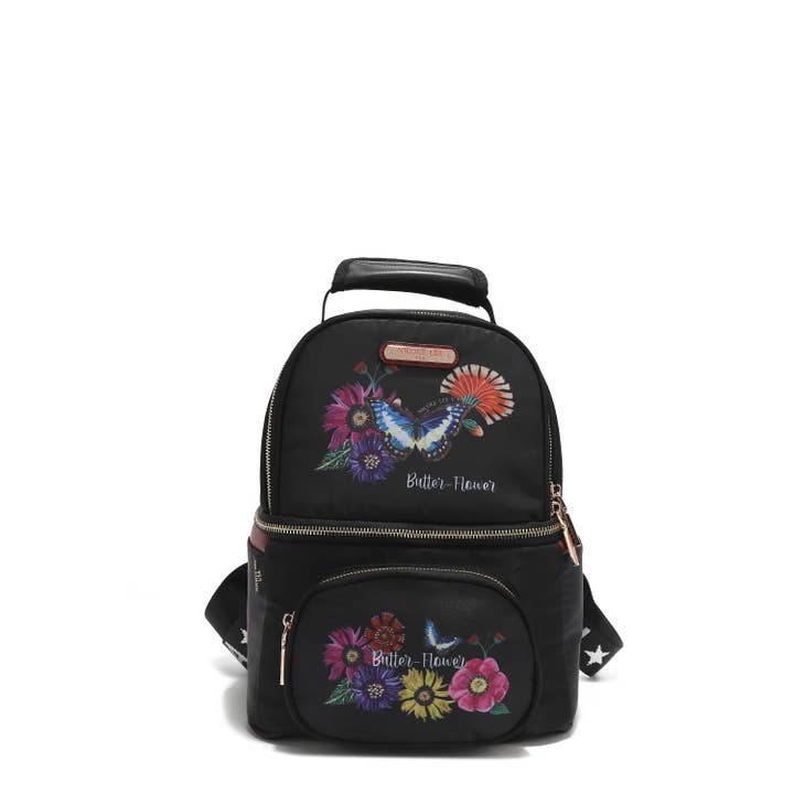MOCHILA PLATAFORMA DOBLE “FLOR DE MANTEIGA” por atacado de Nicole Lee